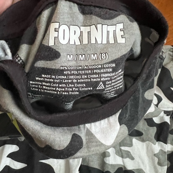 Fortnite camouflage baseball little boy tee - Picture 3 of 3
